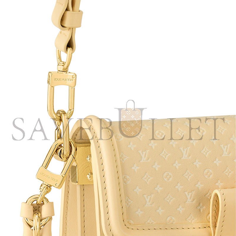 LOUIS VUITTON DAUPHINE COW LEATHER DAPHNE CROSSBODY BAG YELLOW M22276 (25*17*10.5cm) 